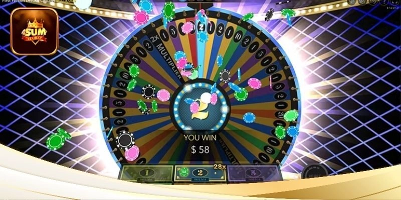 Vòng quay Dream Catcher Wheel game casino hấp dẫn tại Sumclub 